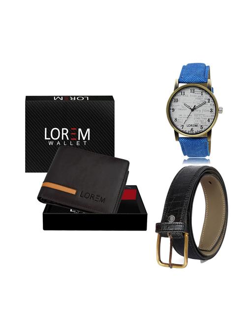 belt, wallet & watch gift combo - 19248197 - Very Small Image - 1