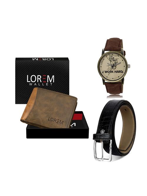 belt, wallet & watch gift combo - 19248367 - Very Small Image - 1