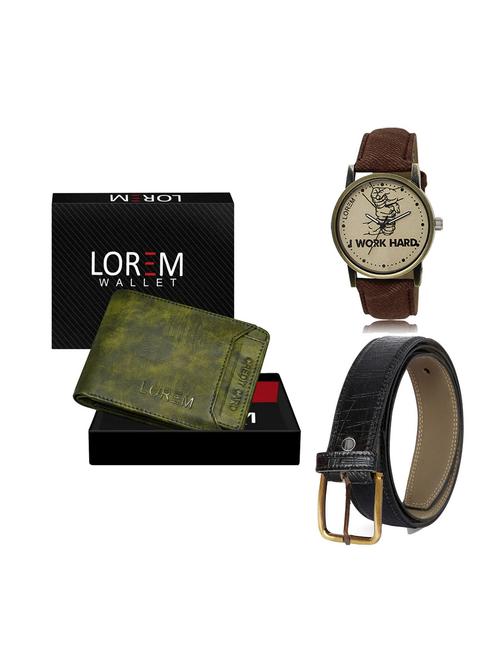 belt, wallet & watch gift combo - 19248371 - Very Small Image - 1