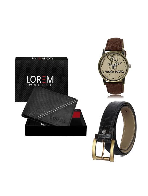 belt, wallet & watch gift combo - 19248417 - Very Small Image - 1
