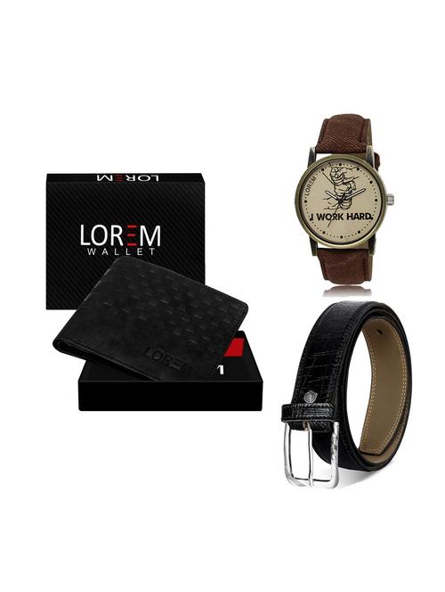 belt, wallet & watch gift combo - 19248445 - Very Small Image - 1