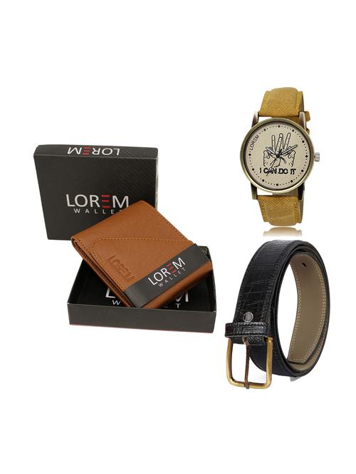 belt, wallet & watch gift combo - 19248491 - Very Small Image - 1
