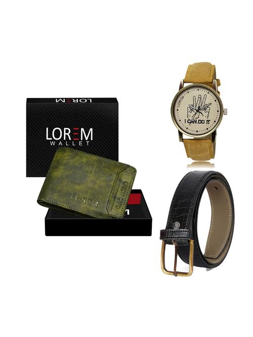 belt, wallet & watch gift combo - 19248641 - Very Small Image - 1