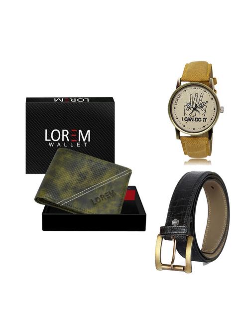belt, wallet & watch gift combo - 19248681 - Very Small Image - 1