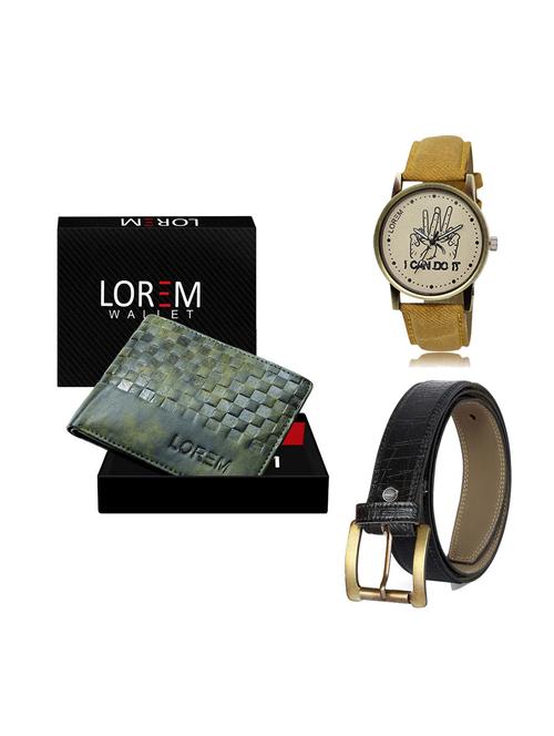 belt, wallet & watch gift combo - 19248705 - Very Small Image - 1