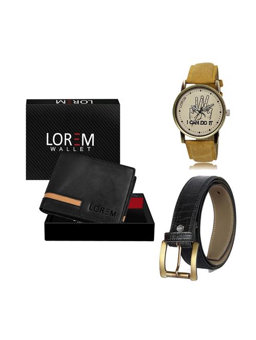 belt, wallet & watch gift combo - 19248729 - Very Small Image - 1