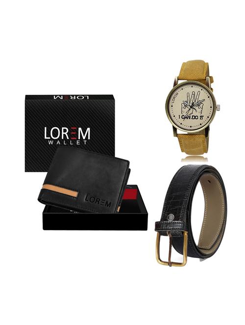 belt, wallet & watch gift combo - 19248731 - Very Small Image - 1