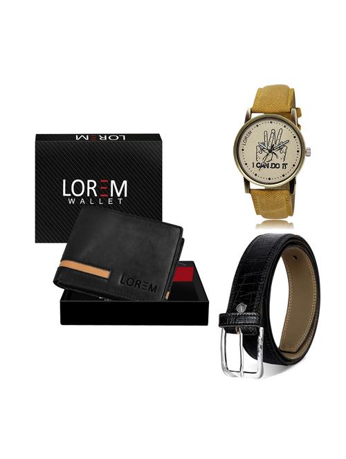 belt, wallet & watch gift combo - 19248733 - Very Small Image - 1