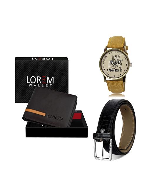 belt, wallet & watch gift combo - 19248739 - Very Small Image - 1