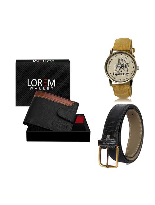 belt, wallet & watch gift combo - 19248749 - Very Small Image - 1