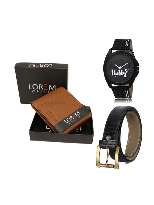 belt, wallet & watch gift combo - 19248759 - Very Small Image - 1