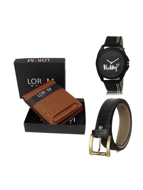 belt, wallet & watch gift combo - 19248771 - Very Small Image - 1