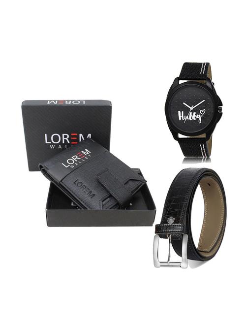 belt, wallet & watch gift combo - 19248796 - Very Small Image - 1
