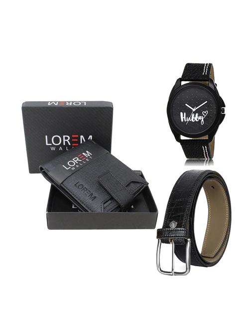 belt, wallet & watch gift combo - 19248798 - Very Small Image - 1