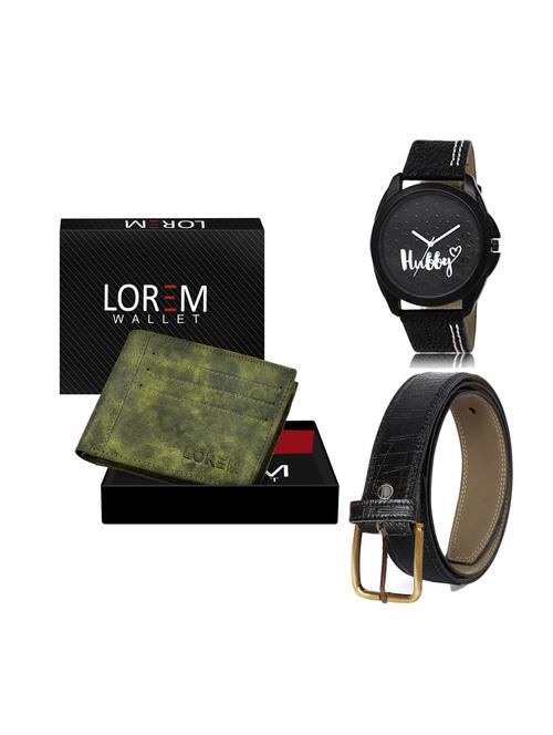 belt, wallet & watch gift combo - 19248851 - Very Small Image - 1