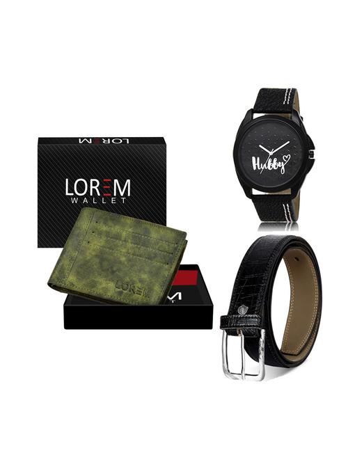belt, wallet & watch gift combo - 19248853 - Very Small Image - 1