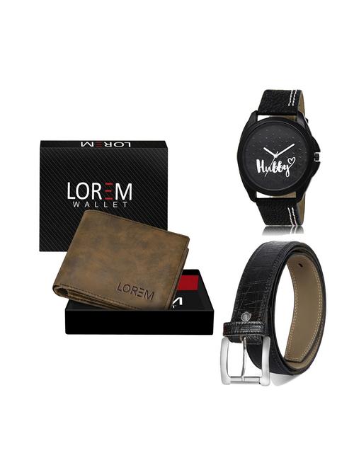 belt, wallet & watch gift combo - 19248898 - Very Small Image - 1