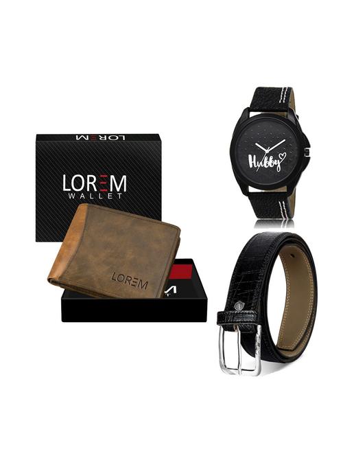 belt, wallet & watch gift combo - 19248907 - Very Small Image - 1