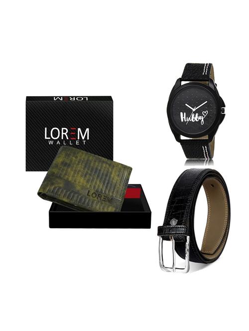 belt, wallet & watch gift combo - 19248931 - Very Small Image - 1