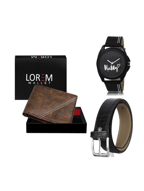 belt, wallet & watch gift combo - 19248944 - Very Small Image - 1