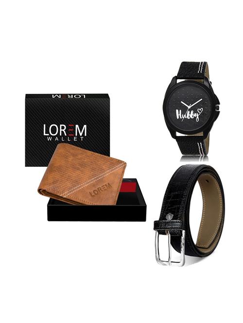 belt, wallet & watch gift combo - 19248949 - Very Small Image - 1