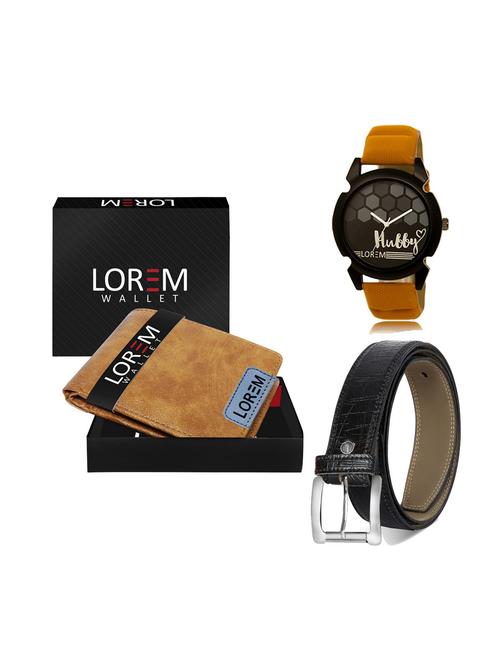 belt, wallet & watch gift combo - 19249084 - Very Small Image - 1