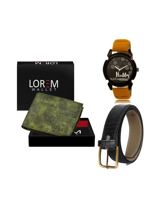 belt, wallet & watch gift combo - 19249121 - Very Small Image - 1
