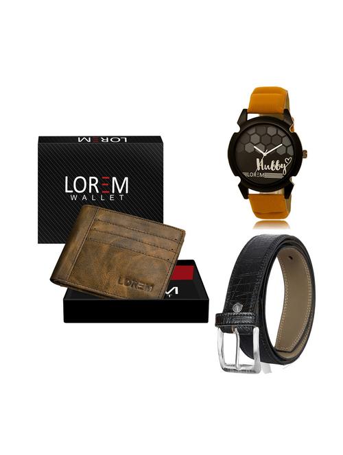 belt, wallet & watch gift combo - 19249136 - Very Small Image - 1