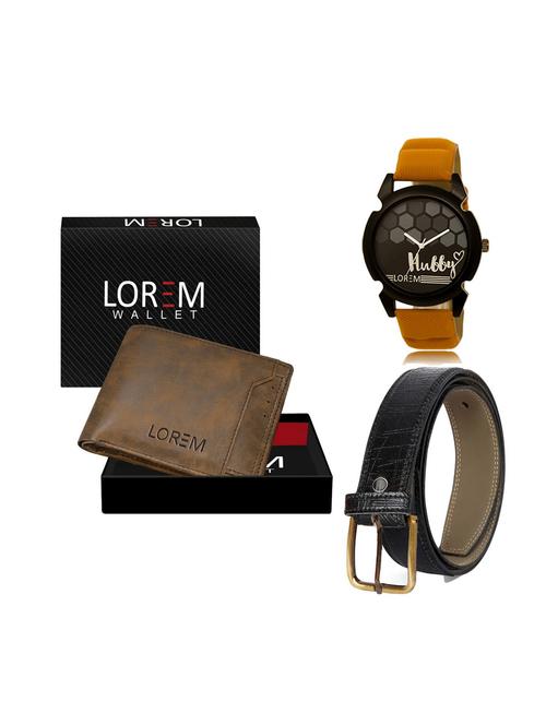 belt, wallet & watch gift combo - 19249163 - Very Small Image - 1