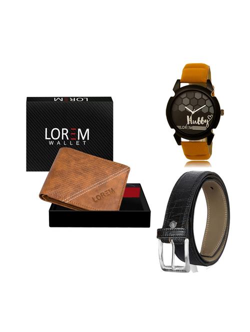 belt, wallet & watch gift combo - 19249220 - Very Small Image - 1