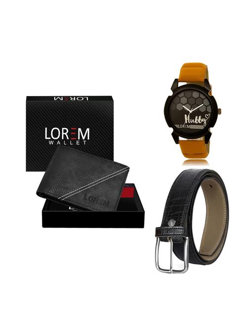 belt, wallet & watch gift combo - 19249230 - Very Small Image - 1