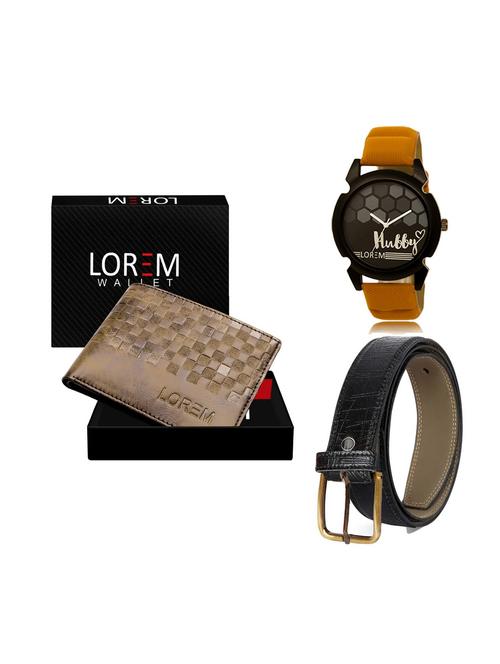 belt, wallet & watch gift combo - 19249235 - Very Small Image - 1