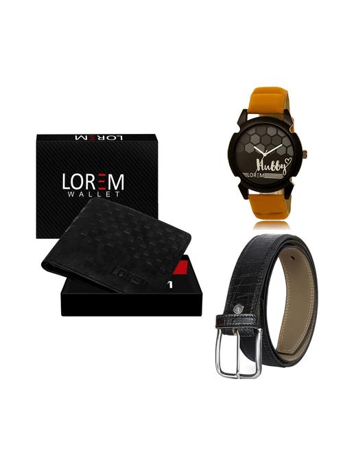 belt, wallet & watch gift combo - 19249254 - Very Small Image - 1