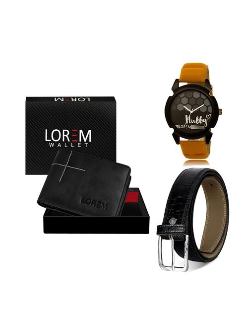 belt, wallet & watch gift combo - 19249261 - Very Small Image - 1