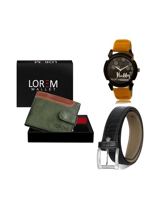 belt, wallet & watch gift combo - 19249294 - Very Small Image - 1