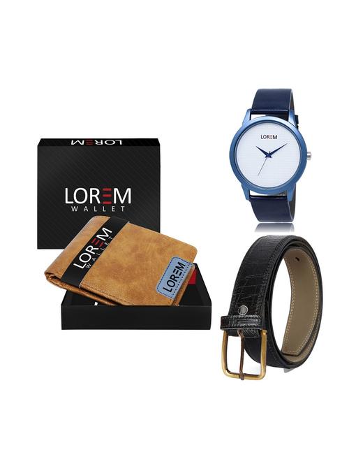 belt, wallet & watch gift combo - 19249355 - Very Small Image - 1
