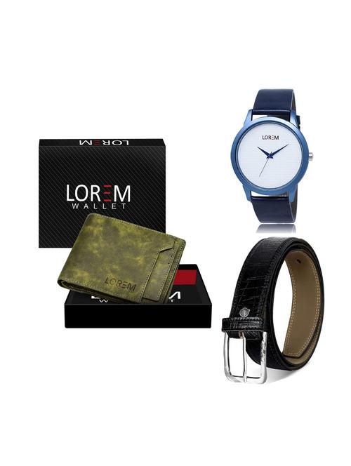 belt, wallet & watch gift combo - 19249387 - Very Small Image - 1
