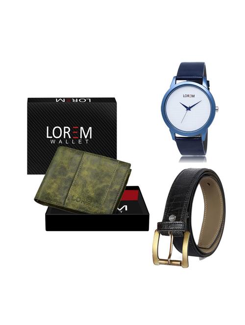 belt, wallet & watch gift combo - 19249395 - Very Small Image - 1