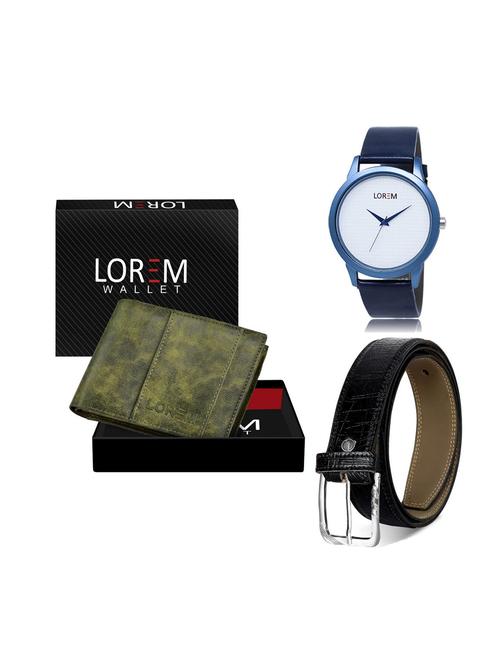 belt, wallet & watch gift combo - 19249399 - Very Small Image - 1