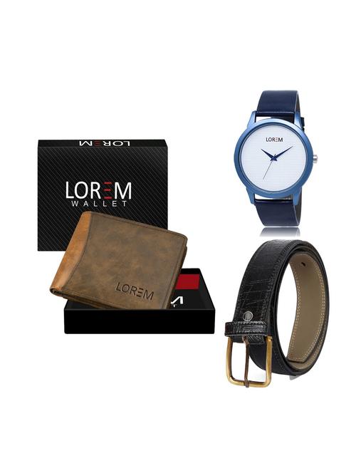 belt, wallet & watch gift combo - 19249445 - Very Small Image - 1