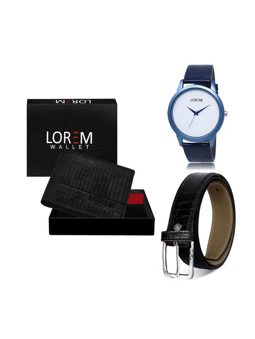 belt, wallet & watch gift combo - 19249477 - Very Small Image - 1