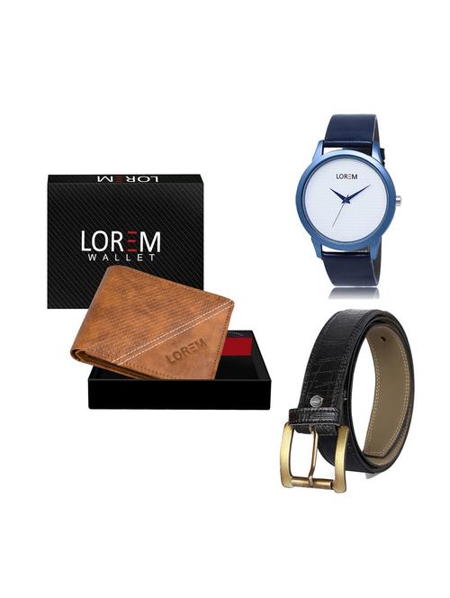 belt, wallet & watch gift combo - 19249485 - Very Small Image - 1