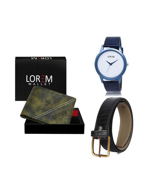 belt, wallet & watch gift combo - 19249493 - Very Small Image - 1