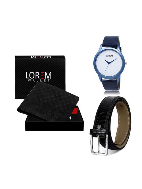 belt, wallet & watch gift combo - 19249525 - Very Small Image - 1