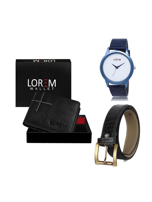 belt, wallet & watch gift combo - 19249527 - Very Small Image - 1