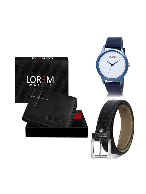 belt, wallet & watch gift combo - 19249528 - Very Small Image - 1