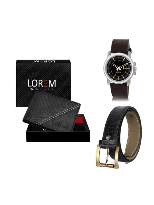 belt, wallet & watch gift combo - 19249767 - Very Small Image - 1