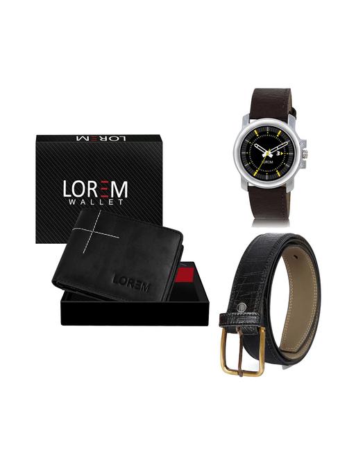 belt, wallet & watch gift combo - 19249799 - Very Small Image - 1