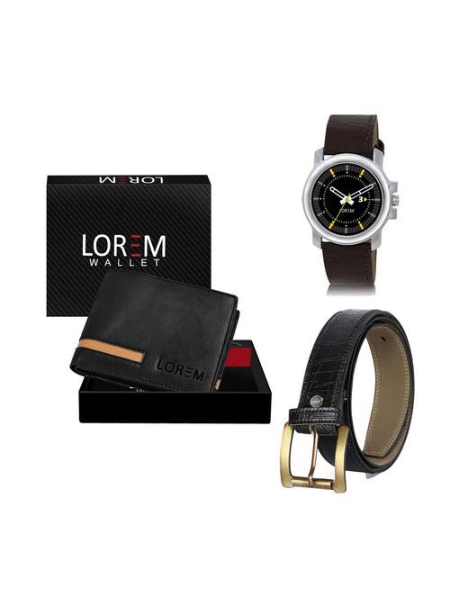 belt, wallet & watch gift combo - 19249809 - Very Small Image - 1