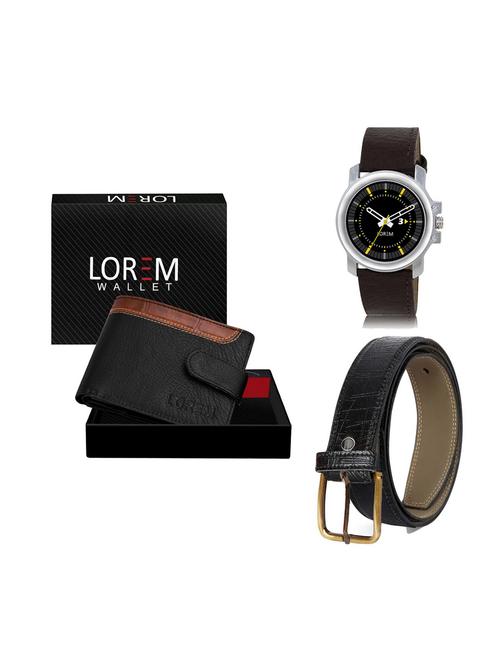 belt, wallet & watch gift combo - 19249829 - Very Small Image - 1